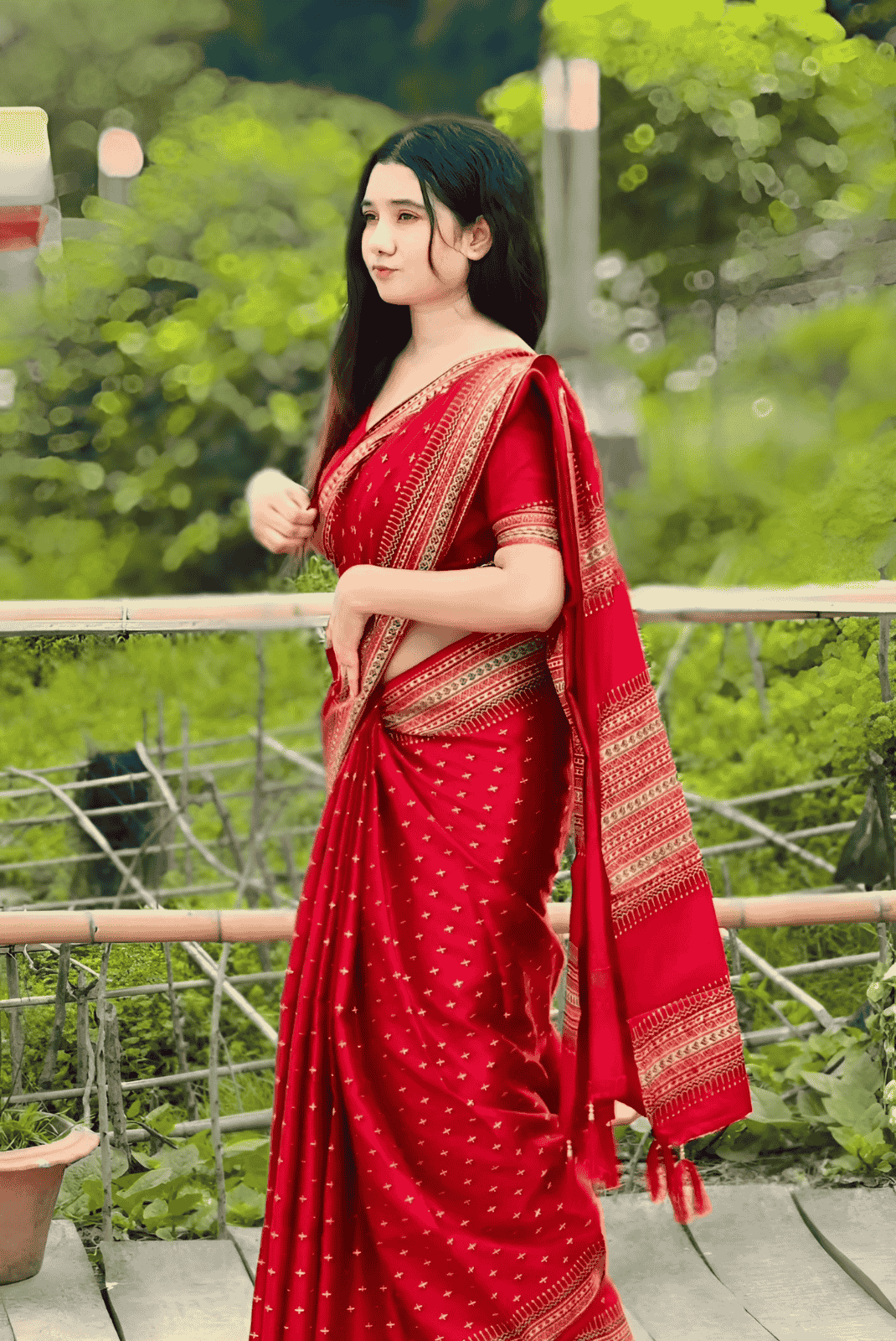 ✅ প্রতিটি শাড়ী চেক করে নেওয়ার সুবিধা