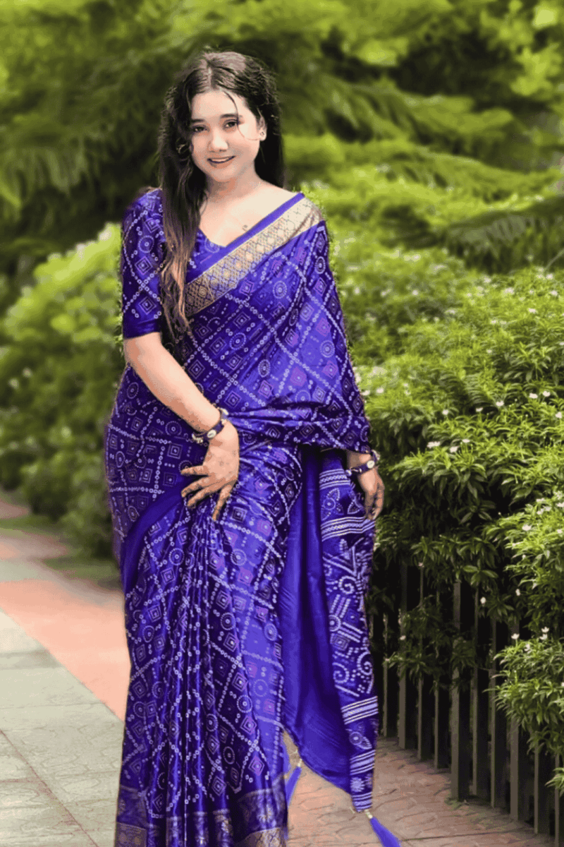 প্রিমিয়াম নীলপরী শাড়ী